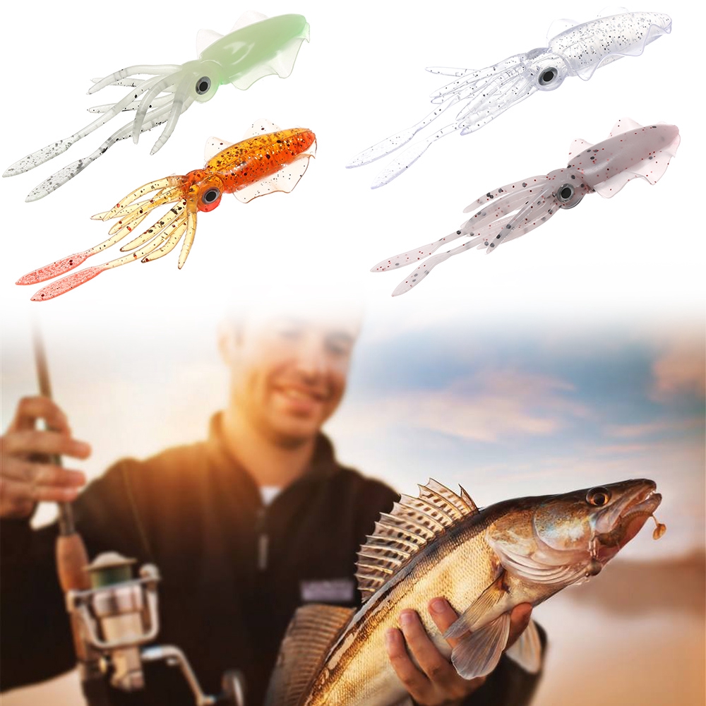 Mồi câu cá giả hình mực 4.5g/8.5g /5.5g