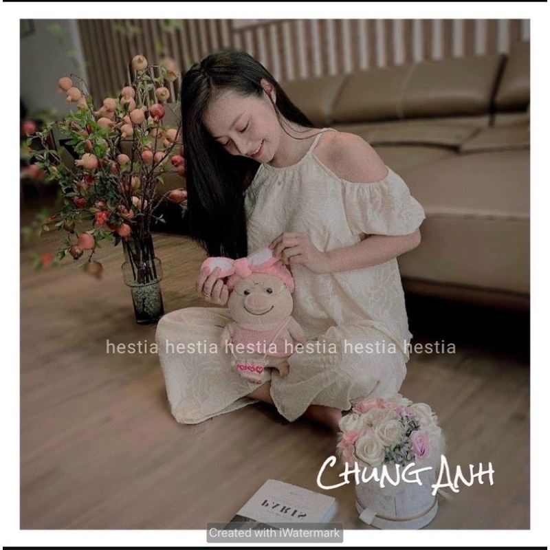 Sét ren tiểu thư hở vai Quảng Châu
