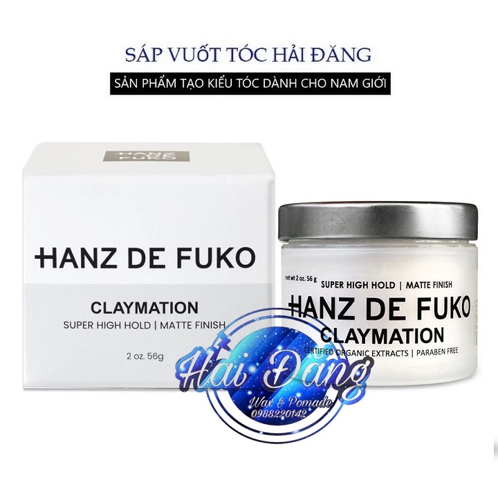 [Chính Hãng] Sáp Vuốt Tóc Hanz De FuKo Quicksand , Claymation