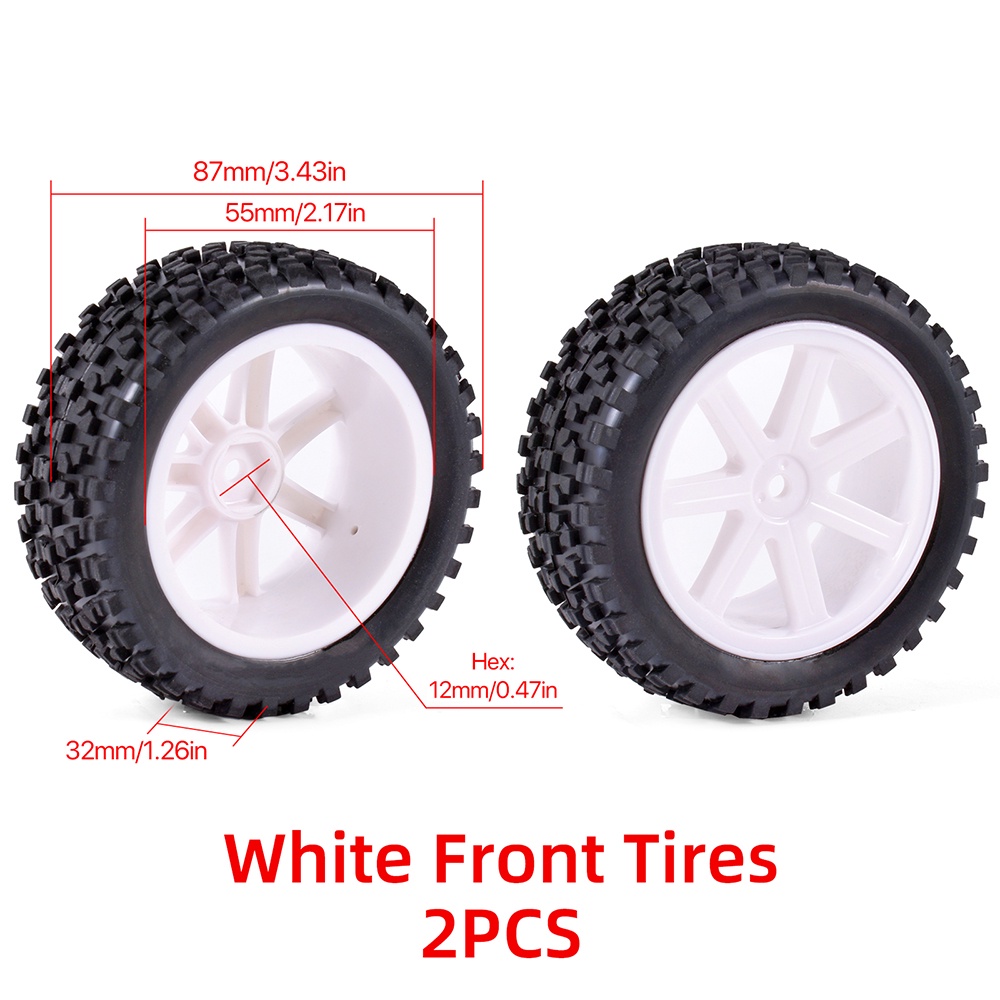RC Car Wheels and Tires for 144001 124019 12428 124017 124016 124018  Upgrade Parts RC Car Wheels and Tires 1/10 Scale 12mm Hex for WLtoys 144001 124019 12428 124017 Upgrades