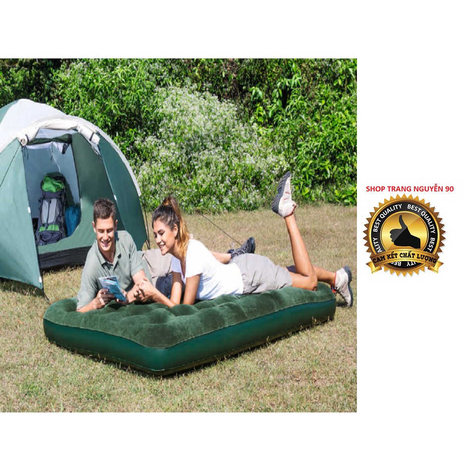 Nệm hơi Đệm hơi Bestway  67448- Size: 1.91m x 1,37m x 22cm. Tặng bơm hơi điện.