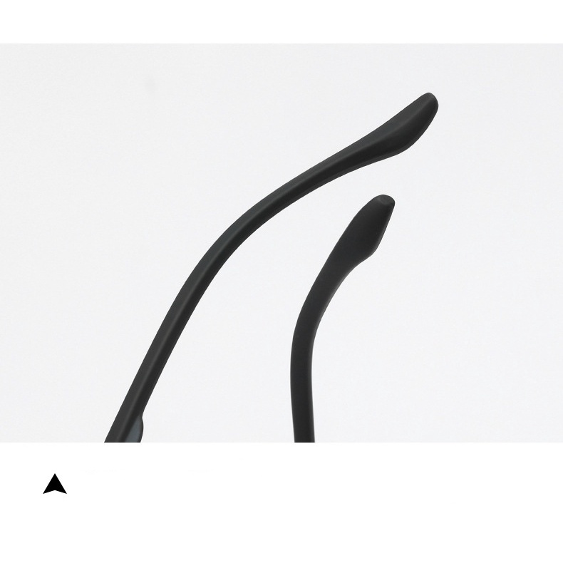 Kính đọc sách viễn thị chống ánh sáng xanh nửa gọng bằng kim loại cao cấp cho nam