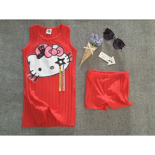 ĐẦM BỘ KITTY, KÈM CHIP ĐÙI BODY.