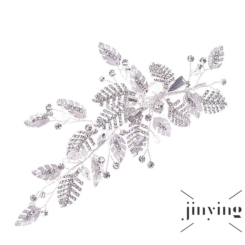 GETNOIVAS Trâm cài tóc hình chiếc lá thời trang