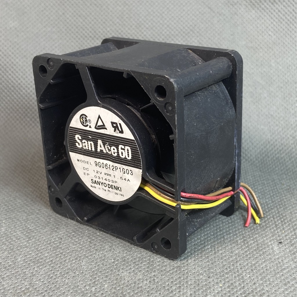 QUẠT SANYO 6 cm 12 V 1.5 A, 18 W, gió siêu mạnh. 9G0612P1G03