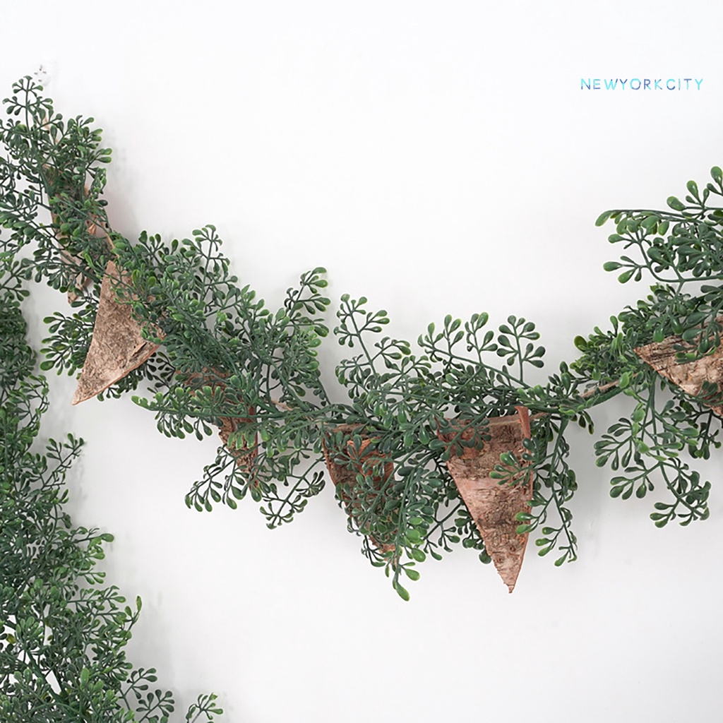 Dây Leo Lá Xanh Nhân Tạo Bằng Nhựa Treo Tường Trang Trí Nhà