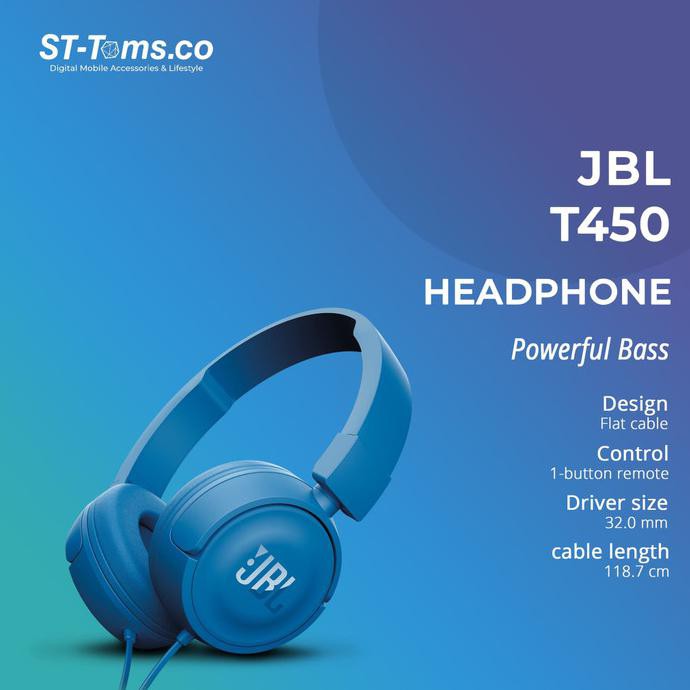 Túi Bảo Vệ Tai Nghe Jbl On-ear T450 Màu Xanh Dương