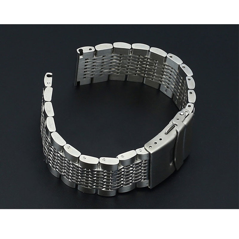 Dây Đeo Thay Thế Bằng Thép Không Gỉ 18mm 20mm 22mm 24mm Cho Rolex Seiko