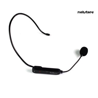 EJ_3.5mm Wired Headset Microphone Headworn Mic for Voice Amplifier Loudspeaker