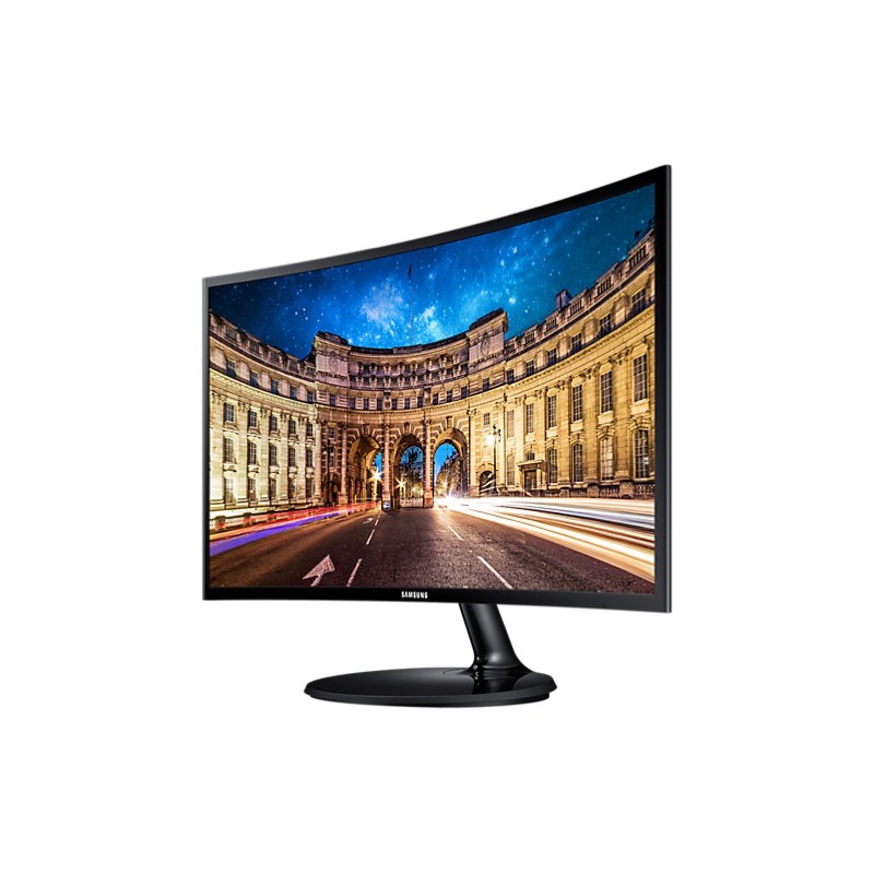 Màn hình Samsung LC24F390F (24 inch/FHD/LED/PLS/250cd/m²/HDMI+VGA/60Hz/5ms/Màn hình cong)  ( Hàng Chính Hãng Samsung)