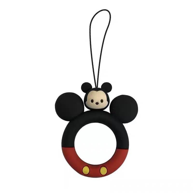 Dây Đeo Điện Thoại / Chìa Khóa / Camera Ba Chiều Bằng Silicon Họa Tiết Hoạt Hình Mickey Minnie Dễ Thương