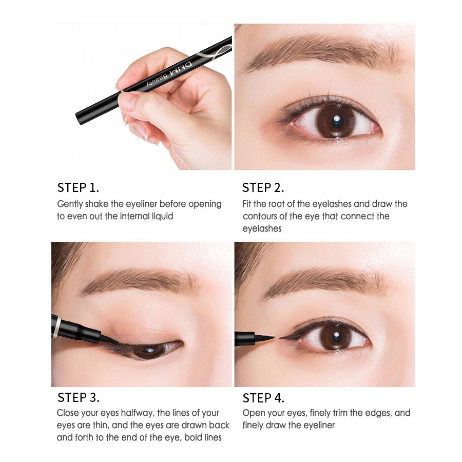 Bút kẻ viền mắt hiệu ứng tự nhiên chống thấm nước lâu trôi thương hiệu DNM | BigBuy360 - bigbuy360.vn