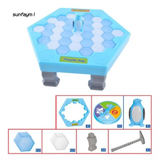 Big sale trò chơi đập băng bẫy chim cánh cụt, bộ đồ chơi đập khối đá cứu chim cánh cụt - penguin trap game dumbo store