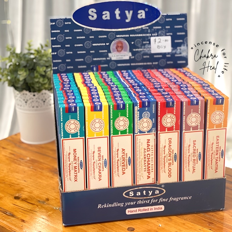 Nhang ATTRACT MONEY Satya Incense - Thanh hương Thu Hút Tài Lộc | Chakra Heal Incense