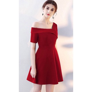Đầm lệch vai cao cấp cho nữ