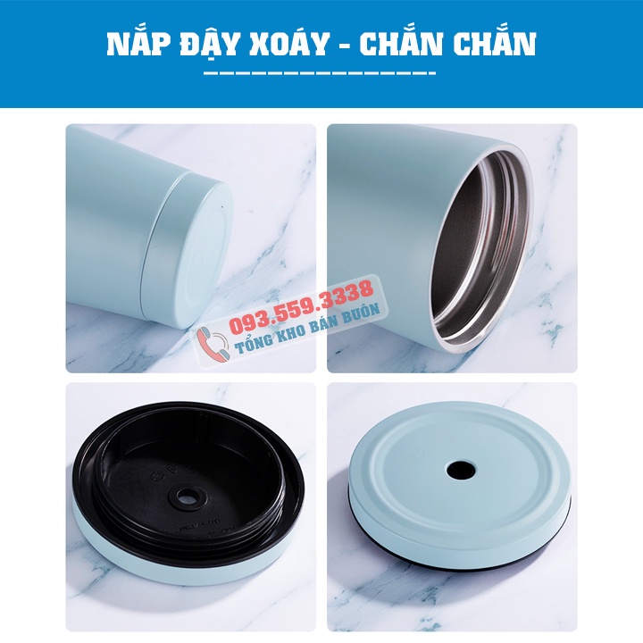 Cốc giữ nhiệt / Ly giữ nhiệt inox 304 500ml - ly đựng cafe, đựng nước, lạnh 4 - 5 tiếng - Nhiều màu sắc
