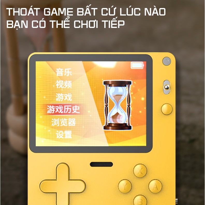 Máy Chơi Game Cầm Tay Cổ Điển Màn Hình 2.4 inch Ruizu S100 Tặng Kèm Thẻ Nhớ 16GB Có Sẵn 2000 Game cao cấp