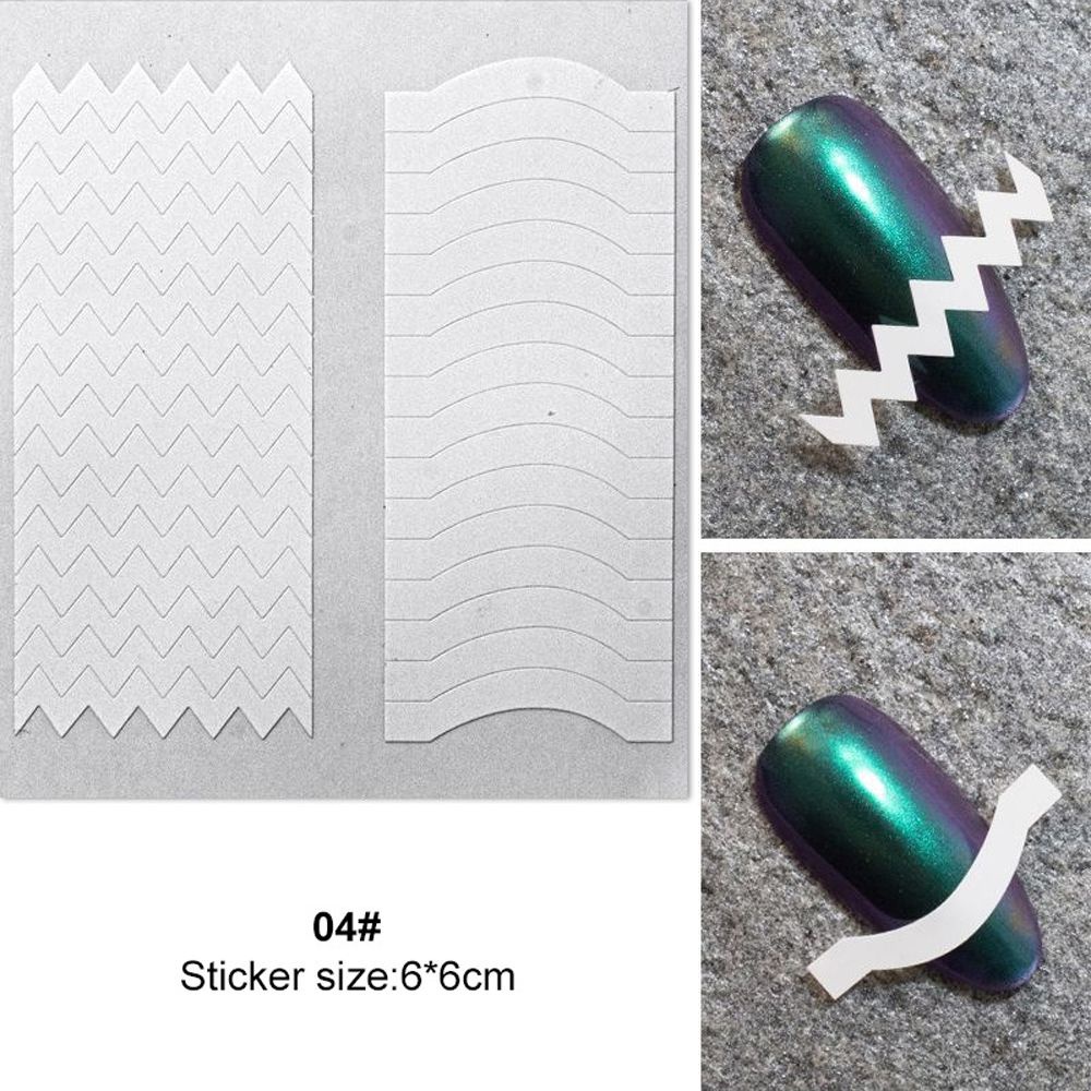 [Hàng mới về] Set 10 tờ miếng dán hỗ trợ tạo kiểu trang trí sơn móng tay DIY