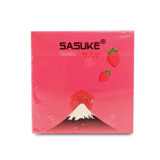 Bao Cao Su Sasuke Strawberry Siêu Mỏng Hương Dâu  Hộp 3 Chiếc