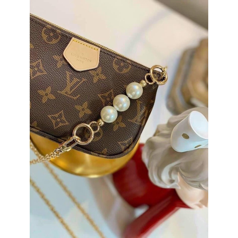 Túi Cắp Nách Dây Xích Mix Ngọc | BigBuy360 - bigbuy360.vn