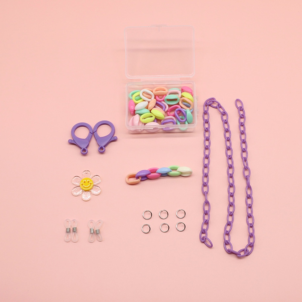 Dây Xích Bằng Acrylic Màu Sắc Kẹo Ngọt Dùng Làm Mặt Vòng cổ/ Túi Xách Độc Đáo DIY