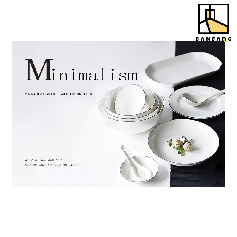 BANFANG Đồ dùng ăn uống tùy chọn chất liệu gốm sứ chất lượng cao tiện dụng | BigBuy360 - bigbuy360.vn