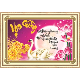 Tranh đính đá Vợ Chồng Thiên Nga 77473
