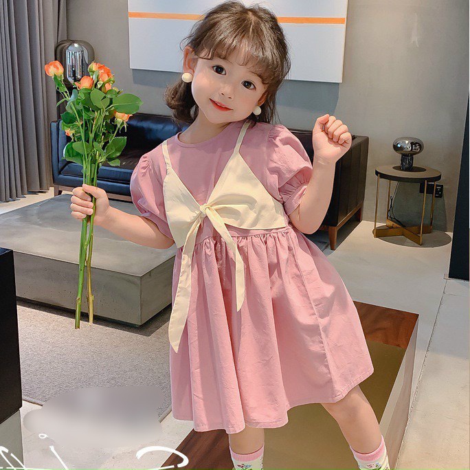 Váy cho bé gái đầm bé gái 8-18kg phong cách Hàn Quốc chất liệu mềm mịn đáng yêu