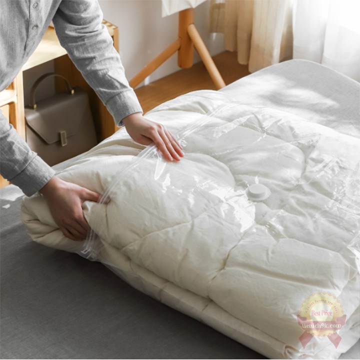 Túi hút chân không đựng quần áo, bọc chăn ga gối màn và gấu bông chống bẩn