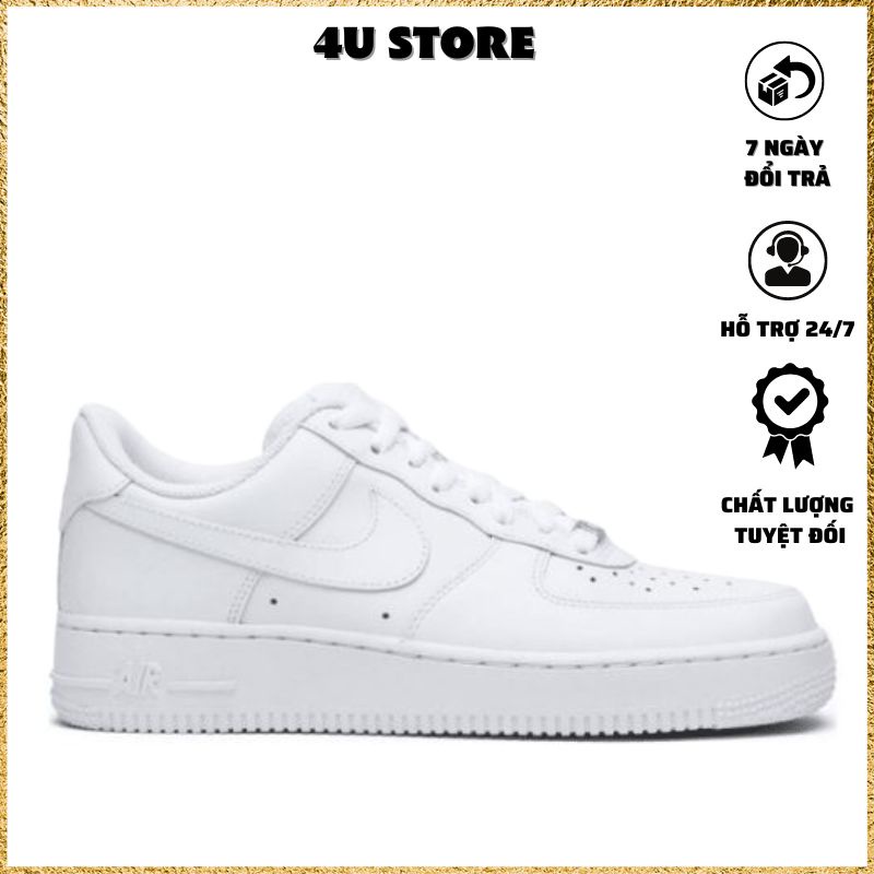 , Giày Thể Thao Nam Nữ AF1 Cao Cấp