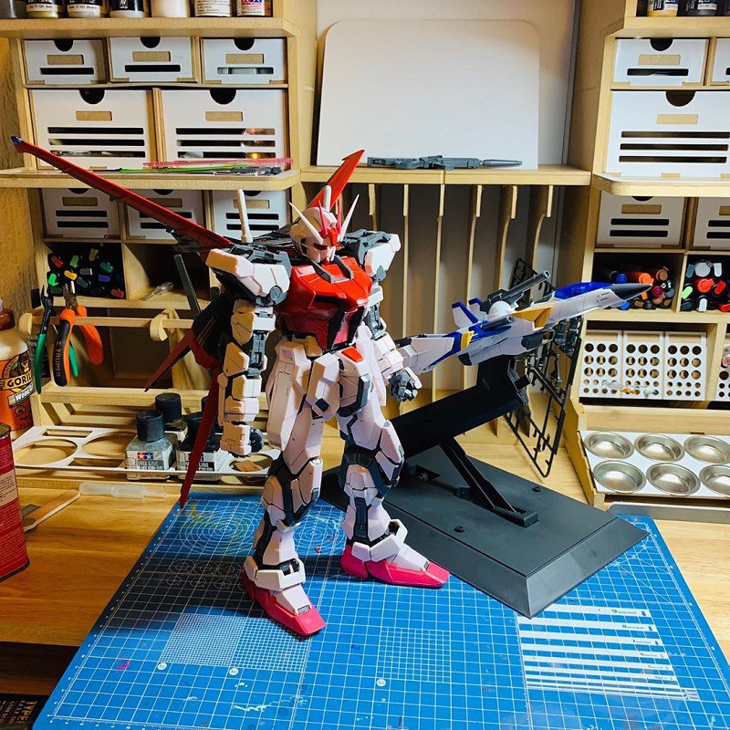 Mô Hình Gundam Bandai PG Strike Rouge + Sky Grasper - GDC