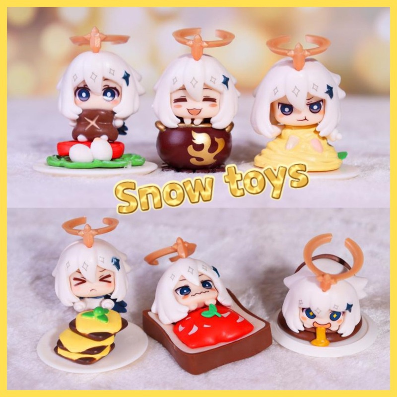 Mô hình genshin impact chibi - mô hình Paimon 6cm bằng PVC cao cấp, có box