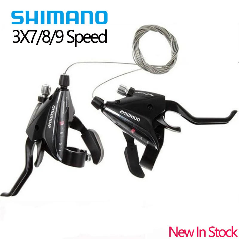 Tay Thắng Trái / Phải SHIMANO EF65 Bằng Hợp Kim Nhôm 3 / 7 / 8 / 9 Cho Xe Đạp Leo Núi