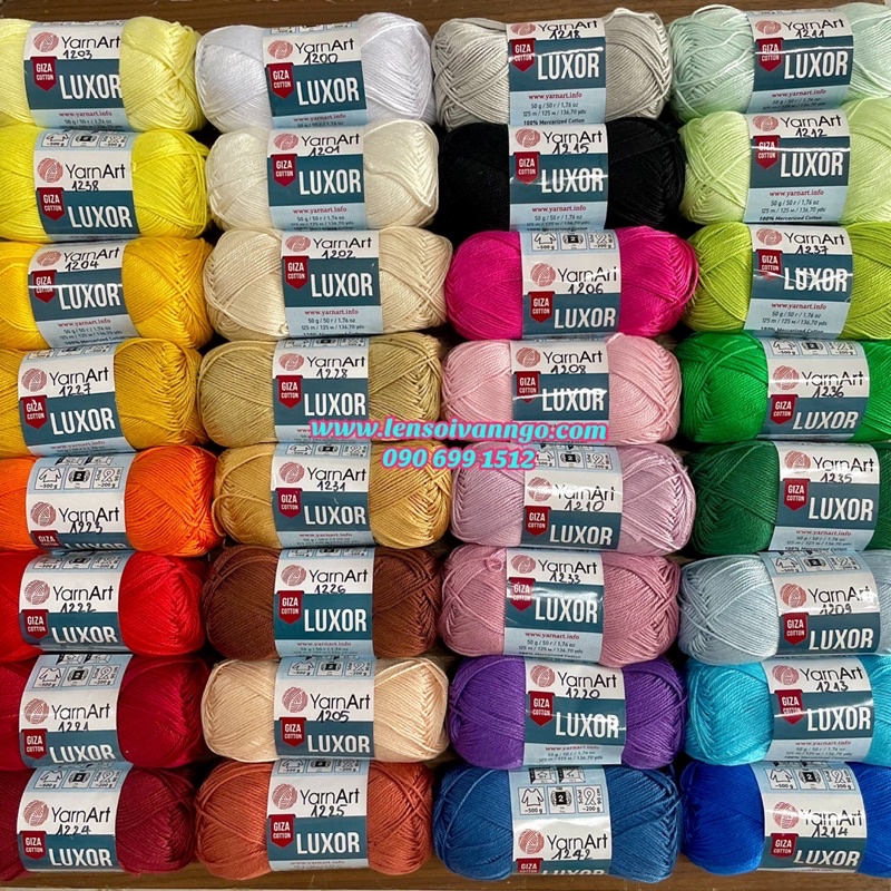 Sợi hè YarnArt Luxor - Giza Cotton (cuộn 50gr)