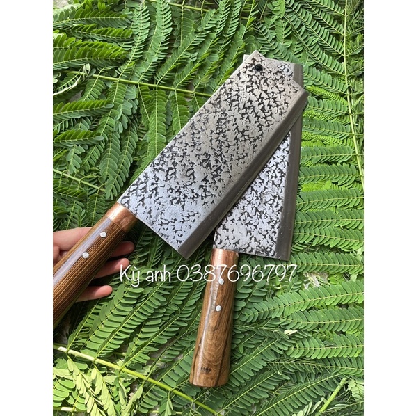 Dao bếp chặt gà vịt,  chặt xương bản vuông nhám - kỳ anh thợ khóa