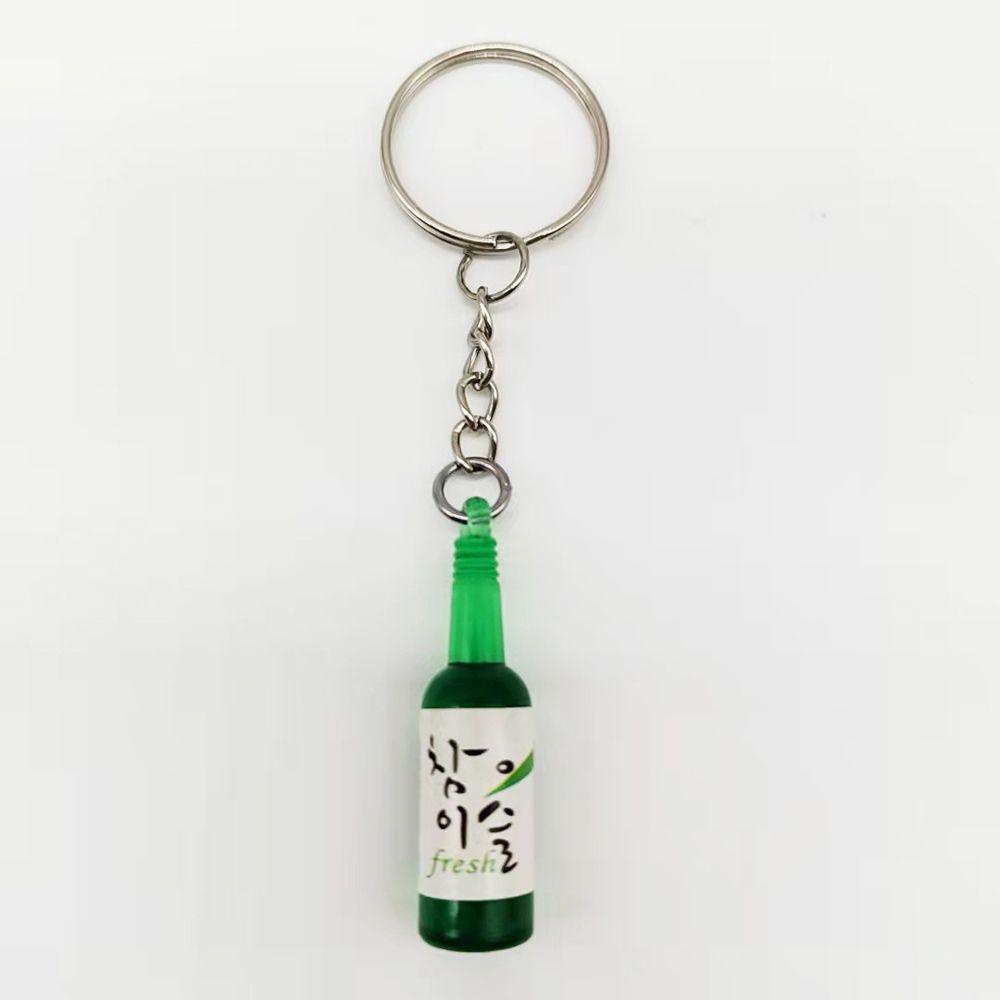 Móc Khóa Hình Lon Nước Soju Dễ Thương ​Móc Chìa Khóa Xe Hơi Thiết Kế Độc Đáo Tiện Dụng
