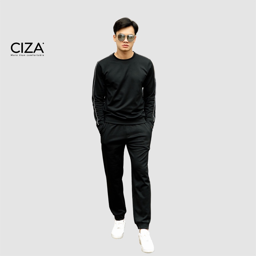 Bộ Quần Áo Nỉ Bông Nam Thể Thao Giữ Chất Dày Ấm Áp Trẻ Trung Năng Động CIZA QGDR07 và ATDR22