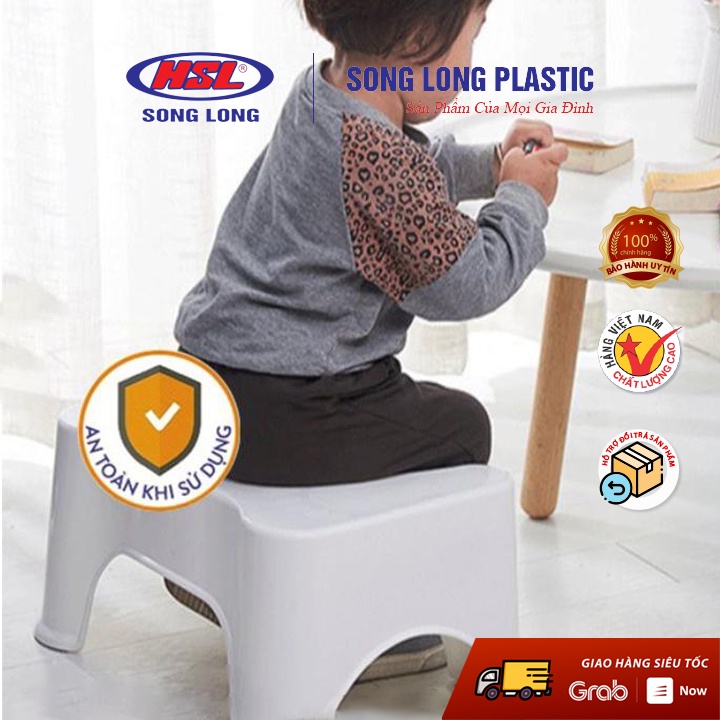 Ghế kê chân toilet khi đi vệ sinh chống táo bón- 2798 Song Long Plastic