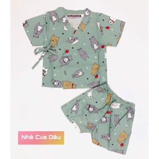 Bộ mặc nhà yukata bé trai/bé gái