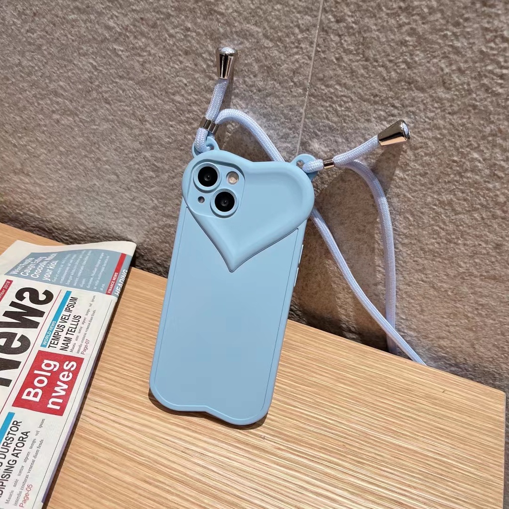 Ốp Điện Thoại TPU Mềm Có Dây Đeo Dài Cho iphone 14pro max 14plus 13 pro max 12 pro max 11 pro max xs max xr x 7 8 PLUS