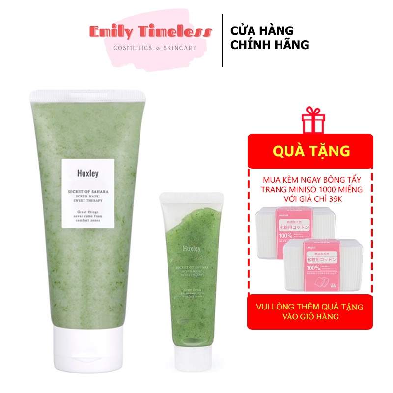 Tẩy Tế Bào Chết Xương Rồng Huxley Secret Of Sahara Scrub Mask Sweet Therapy