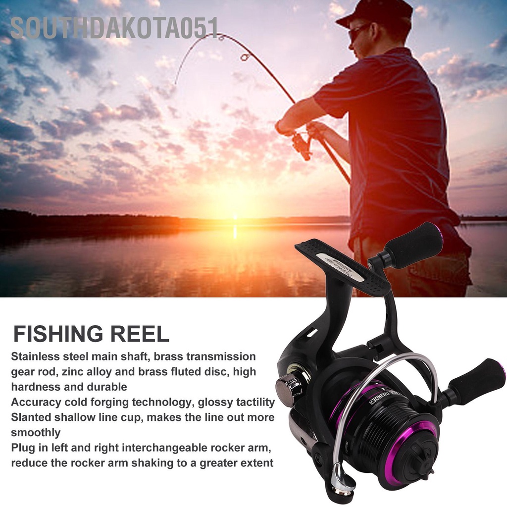 [Hàng Sẵn] Máy Câu Cá kim loại - Máy Câu Đứng Chuyên Câu Lure Chất Lượng có độ cứng cao【Southdakota051】