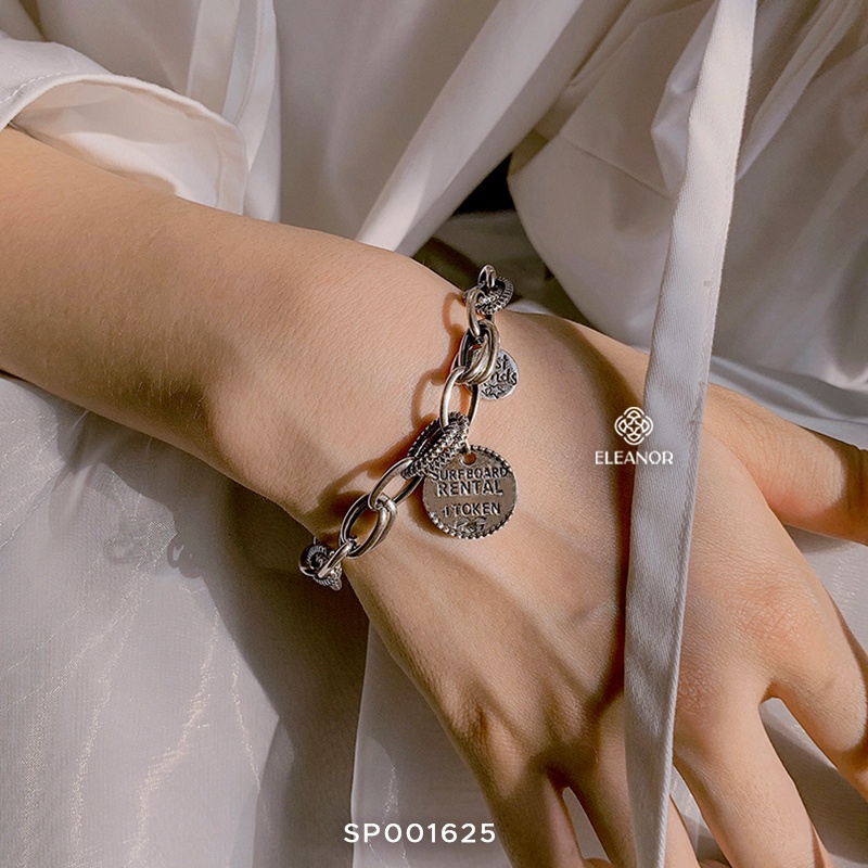 Lắc Tay Eleanor Bạc 925 Cao Cấp Thiết Kế Đính Charm Siêu Cá Tính - SP001625