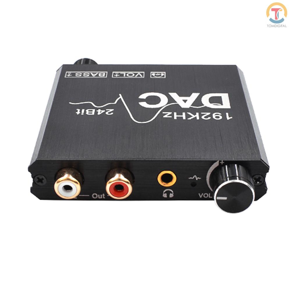 Bộ Chuyển Đổi Âm Thanh Kỹ Thuật Số Sang Analog 192khz 24bit Dac Rca 3.5mm