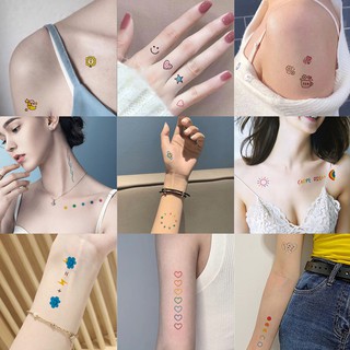 Hình Xăm Dán Tạm Thời Chống Nước Và Mồ Hôi Hiệu Quả Phong Cách Hàn Quốc