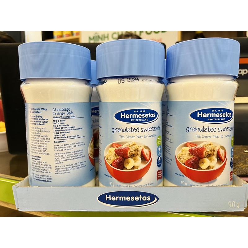 Đường ăn kiêng Hermesetas của Pháp hũ 90gr