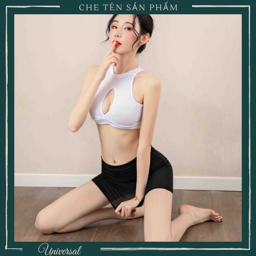 Cosplay Cô Em Thư Kí Sexy Vô Cùng Gợi Cảm - Set Áo Yếm Kèm Váy Body UNIVERSALXXX - DCP07 | BigBuy360 - bigbuy360.vn