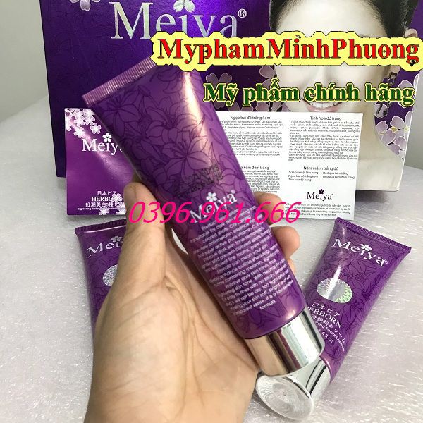 Bộ mỹ phẩm Meiya tím cao cấp Nhật Bản 5in1