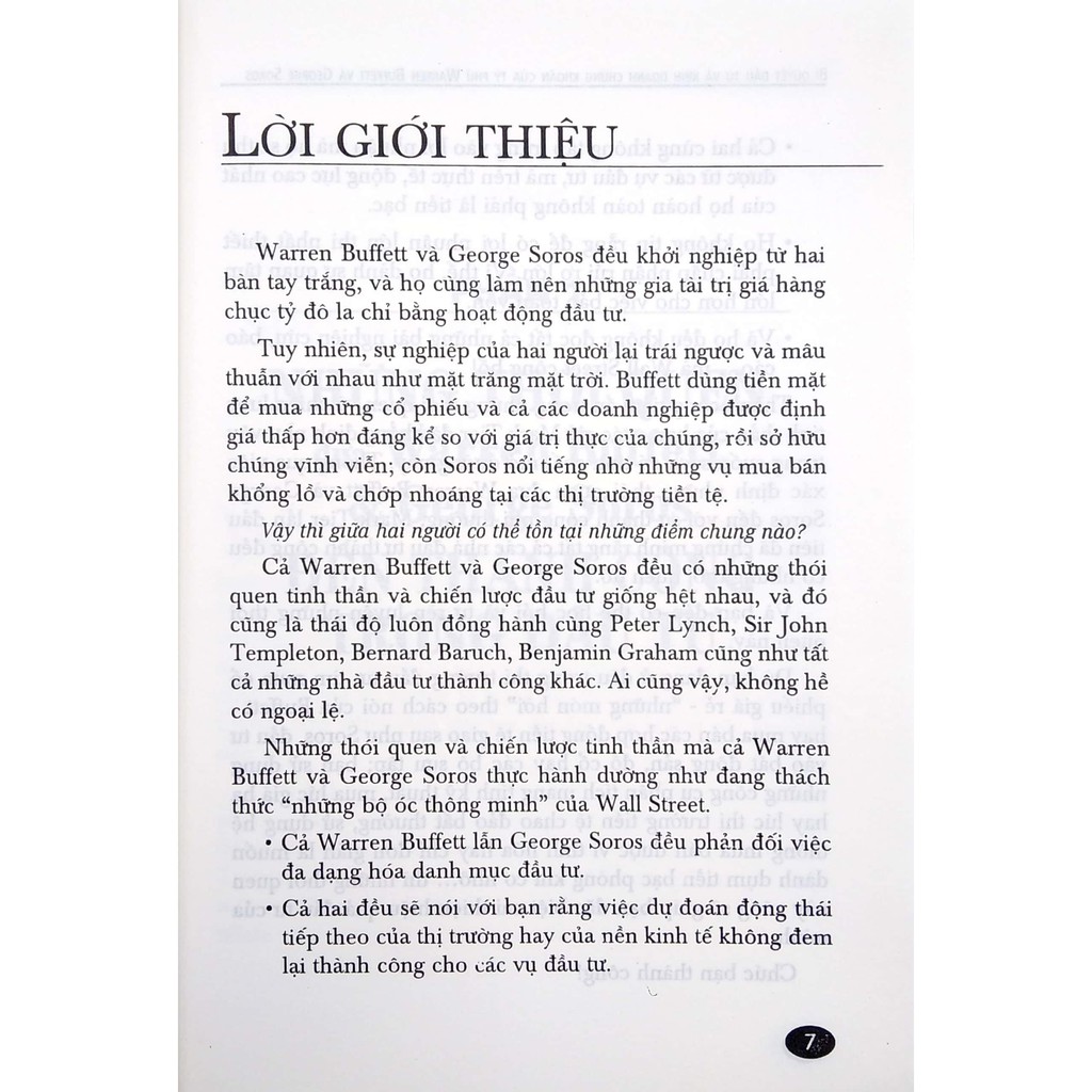 Sách - Bí Quyết Đầu Tư Và Kinh Doanh Chứng Khoán Của Tỷ Phú Warren Buffett Và George Soros - First News