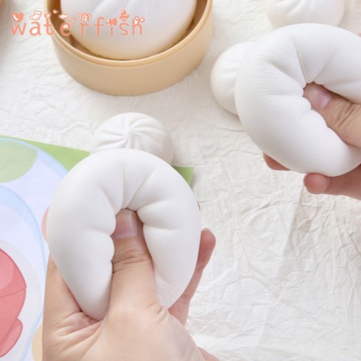 dễ thương Squishy Giúp Giảm Căng Thẳng Hình Bánh Bao an toàn chất liệu TPR